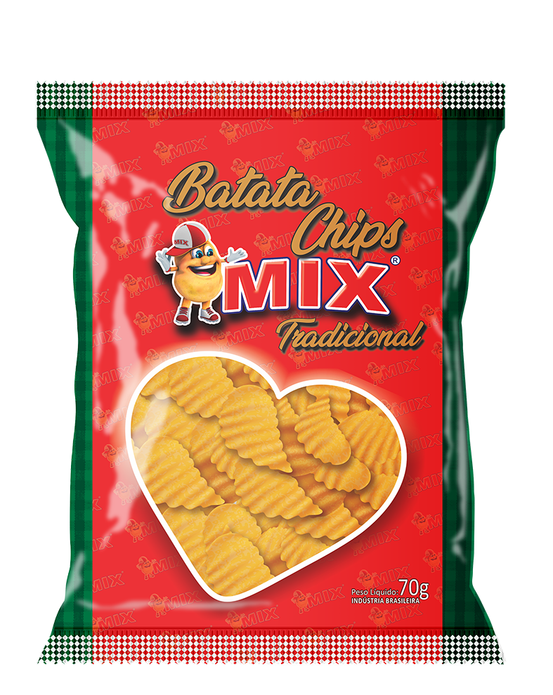 Batata Chips 70g ONDULADA